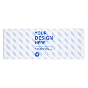 Extra large rubber keyboard pad 12×31.5in
